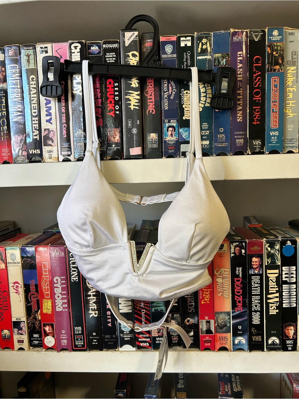 Victoria’s Secret Women's Cream Bikini with V-Detail